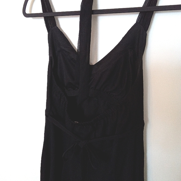 Motherhood Maternity Halter Crepe Dress - Picture 2 of 15